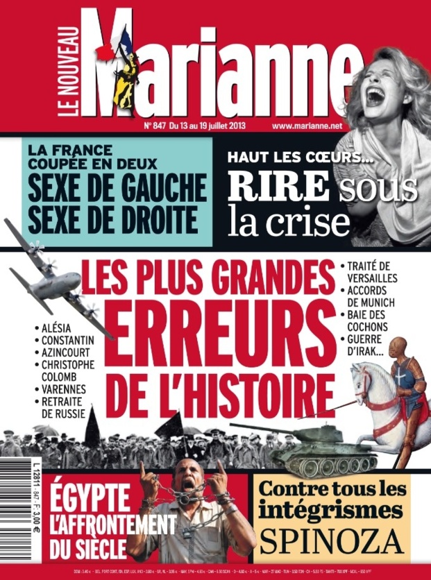 Cette semaine dans le NOUVEAU MARIANNE : Les plus grandes erreurs de l'Histoire