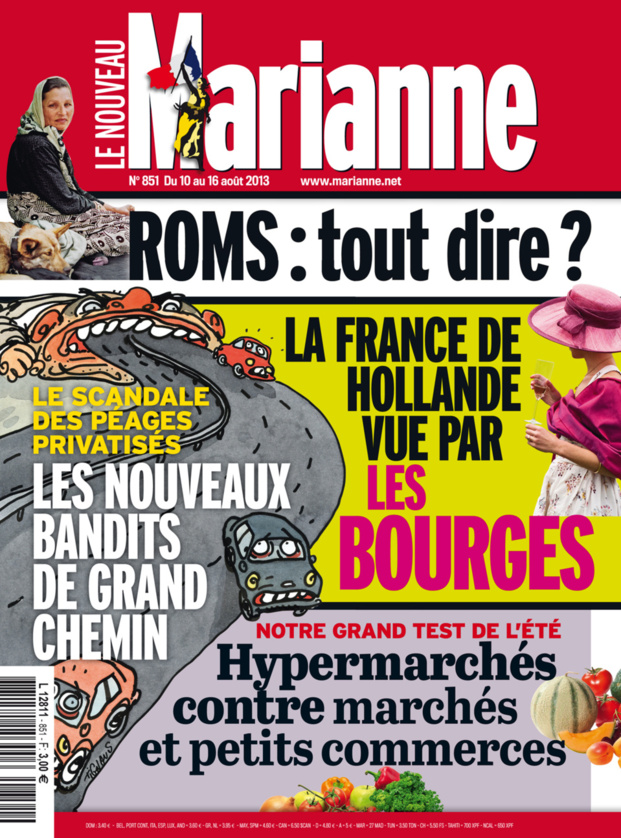 Cette semaine dans le NOUVEAU MARIANNE : Roms, tout dire?