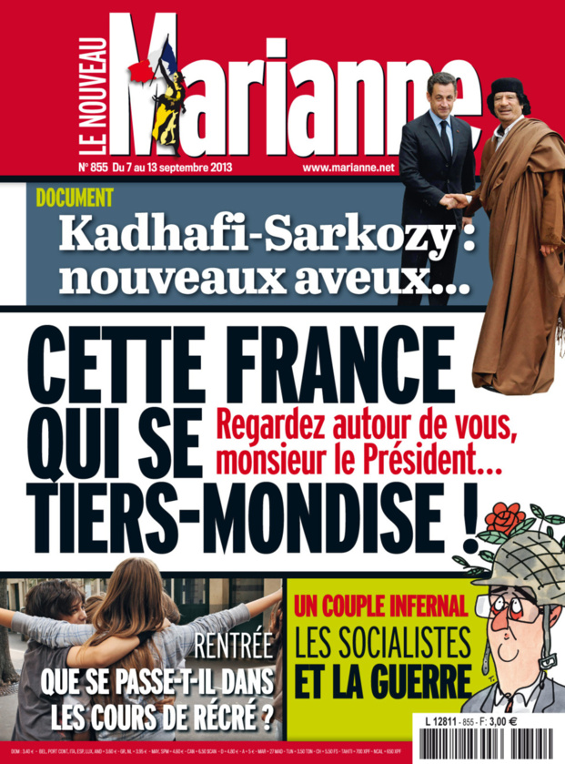 Cette semaine dans le NOUVEAU MARIANNE : Cette France qui se Tiers-mondise!