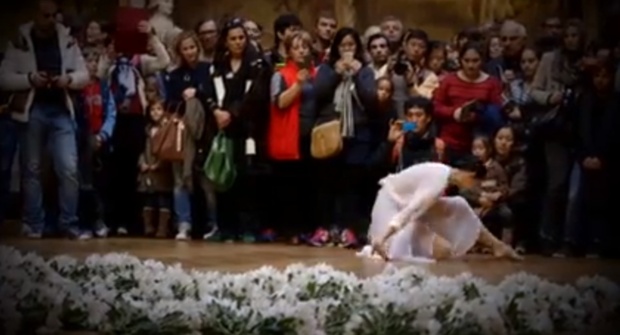 Flashmobs  à Versailles : un drôle de ballet